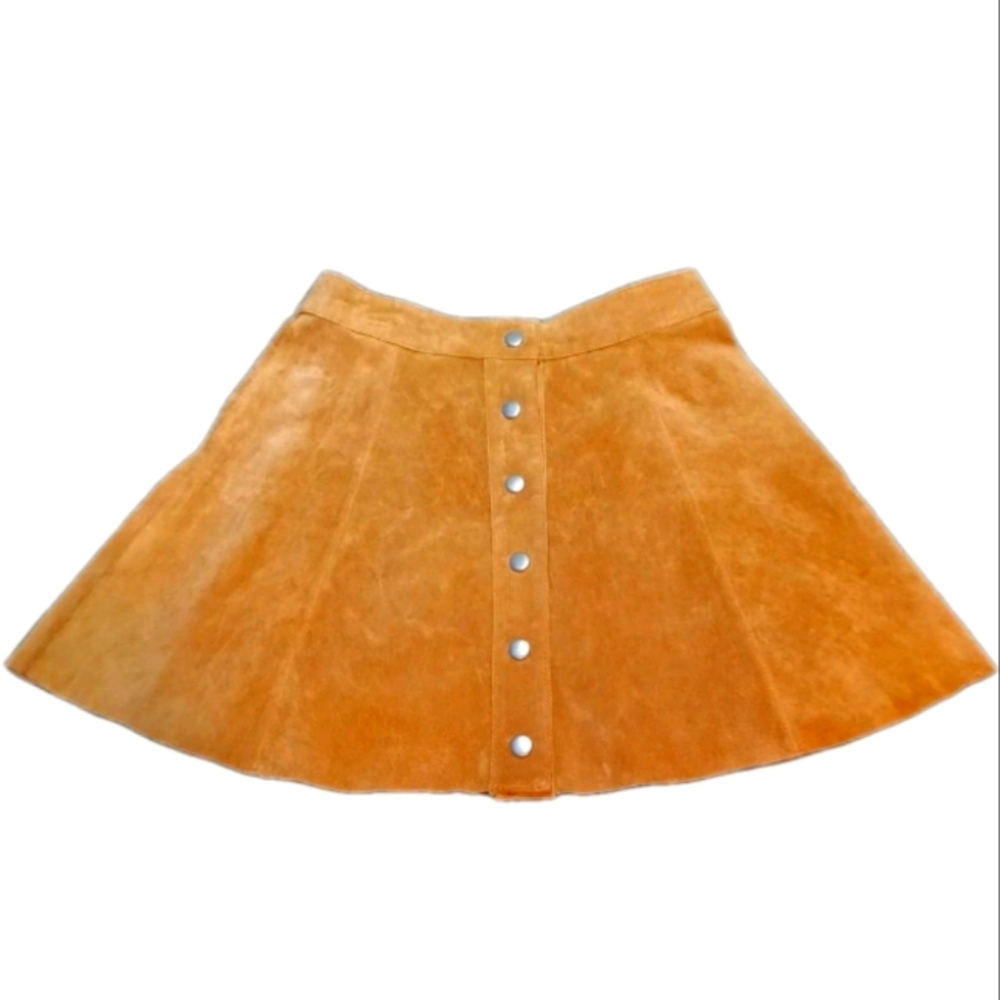 Tan Forever 21 Button Skirt Size Small S